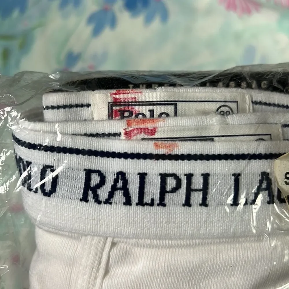 Polo Ralph Lauren Classic Mid Rise Brief 3 Pack White *SLIGHTLY IMPERFECT*